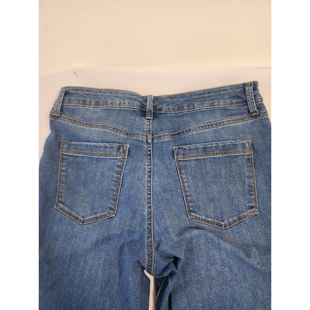 Bandolino Amy Straight Leg Jeans Womens 10 Medium Wash Blue Stretch Denim - Picture 13 of 13